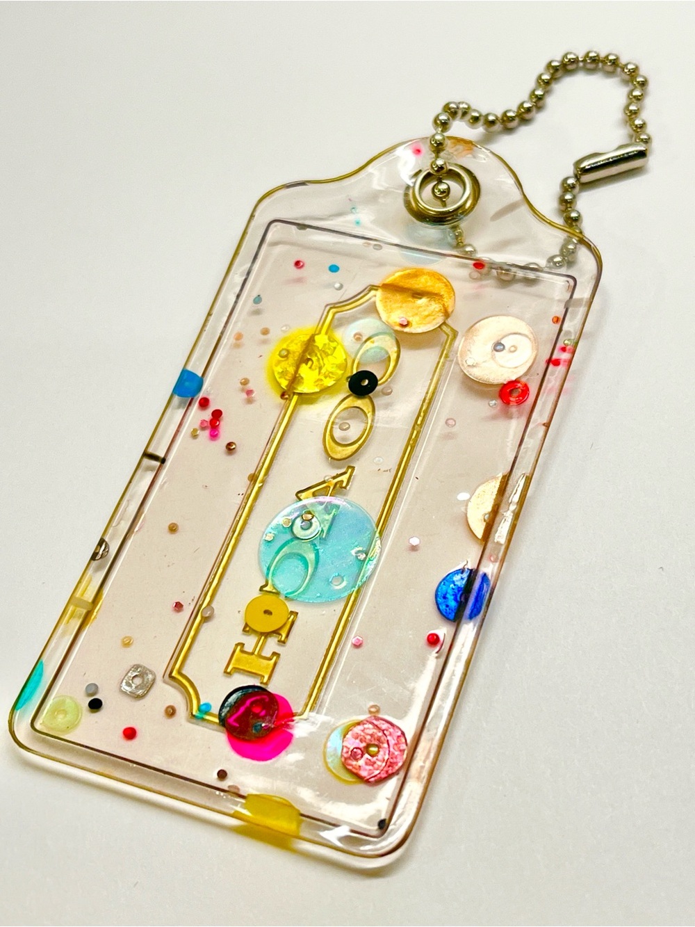 Coach Poppy Confetti Hang Tag EUC - Picture 5 of 5